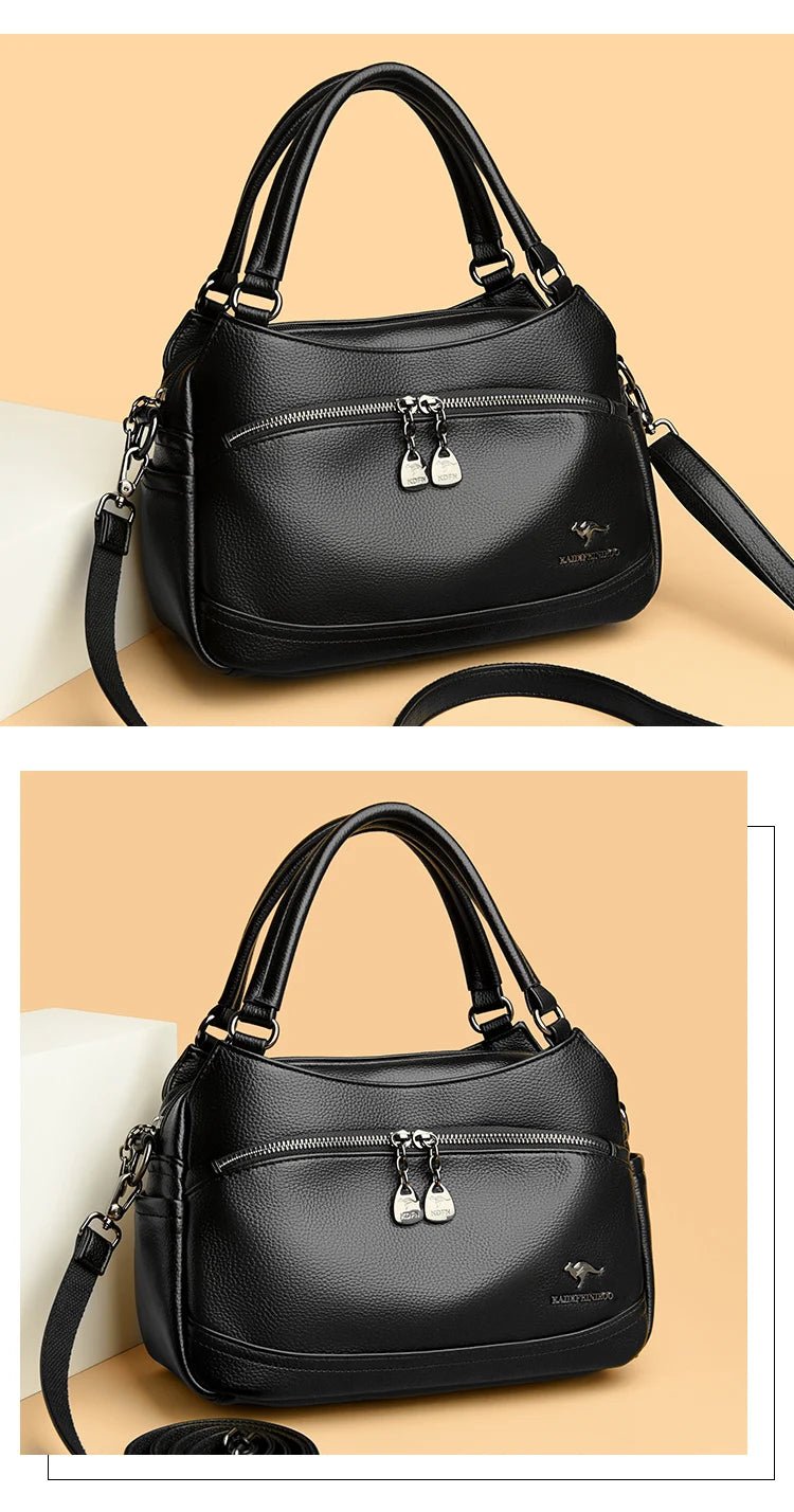 Women's Handbags Trend 2024 Designer Female Leather Shoulder Bags Luxury Brand Ladies Hand Bags Large Capacity Shopping Bag Sac - Tara's Tiny Treasures