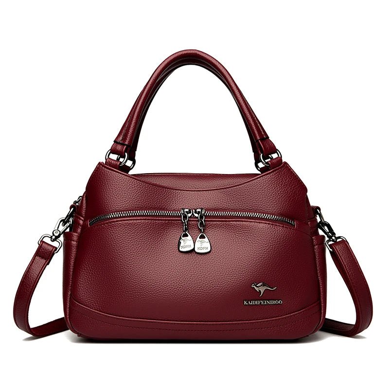 Women's Handbags Trend 2024 Designer Female Leather Shoulder Bags Luxury Brand Ladies Hand Bags Large Capacity Shopping Bag Sac - Tara's Tiny Treasures