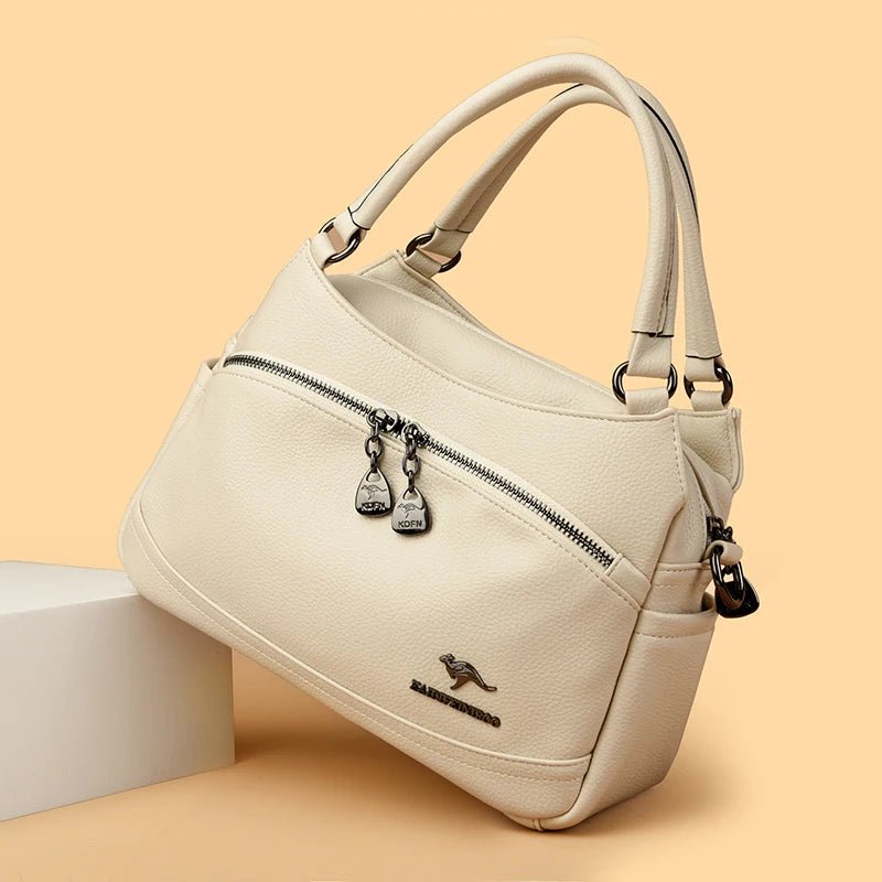 Women's Handbags Trend 2024 Designer Female Leather Shoulder Bags Luxury Brand Ladies Hand Bags Large Capacity Shopping Bag Sac - Tara's Tiny Treasures