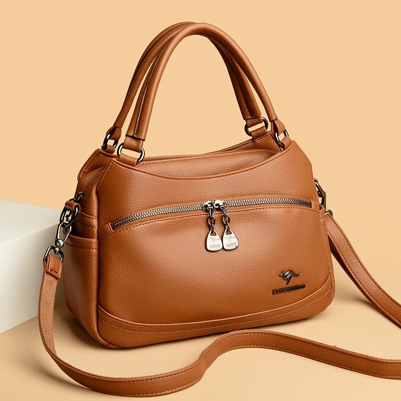 Women's Handbags Trend 2024 Designer Female Leather Shoulder Bags Luxury Brand Ladies Hand Bags Large Capacity Shopping Bag Sac - Tara's Tiny Treasures