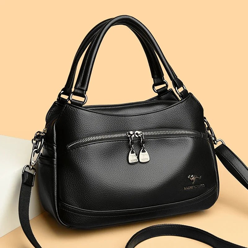 Women's Handbags Trend 2024 Designer Female Leather Shoulder Bags Luxury Brand Ladies Hand Bags Large Capacity Shopping Bag Sac - Tara's Tiny Treasures