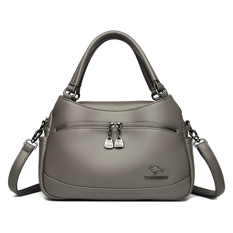 Women's Handbags Trend 2024 Designer Female Leather Shoulder Bags Luxury Brand Ladies Hand Bags Large Capacity Shopping Bag Sac - Tara's Tiny Treasures