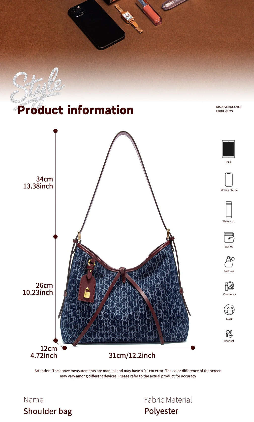 Women's Tote Bag 2025 New Wine Red Mother and Child Bag Leisure Vacation Handbag - Tara's Tiny Treasures