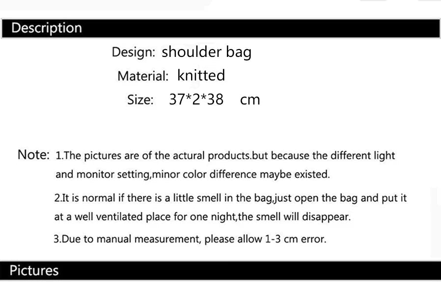 Yarn Hollow Out Large Capacity Shoulder Bags Summer New Ladies Bags Casual Soft Versatile Women's Handbags - Tara's Tiny Treasures